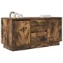Mueble de TV con luces LED roble ahumado 100x41x50 cm de , Muebles TV - Ref: Foro24-861413, Precio: 103,37 €, Descuento: %