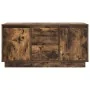Mueble de TV con luces LED roble ahumado 100x41x50 cm de , Muebles TV - Ref: Foro24-861413, Precio: 103,37 €, Descuento: %