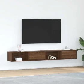 Muebles de TV 2uds Roble marrón 100x31x25,5cm Madera ingeniería de , Muebles TV - Ref: Foro24-861485, Precio: 92,96 €, Descue...