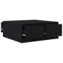 Mesa de centro con cajones roble negro 100x100x40 cm de , Mesas de centro - Ref: Foro24-3328400, Precio: 177,05 €, Descuento: %