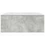 Mesa de centro con cajones gris hormigón 100x100x40 cm de , Mesas de centro - Ref: Foro24-3328402, Precio: 165,33 €, Descuent...