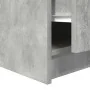 Mesa de centro con cajones gris hormigón 100x100x40 cm de , Mesas de centro - Ref: Foro24-3328402, Precio: 165,33 €, Descuent...