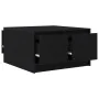 Mesa de centro con cajones roble negro 70,5x70x40 cm de , Mesas de centro - Ref: Foro24-3328409, Precio: 107,63 €, Descuento: %