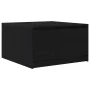 Mesa de centro con cajones roble negro 70,5x70x40 cm de , Mesas de centro - Ref: Foro24-3328409, Precio: 107,63 €, Descuento: %