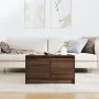 Center table with brown oak drawers 70.5x70x40 cm by , Coffee table - Ref: Foro24-3328414, Price: 105,10 €, Discount: %