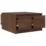 Mesa de centro con cajones roble marrón 70,5x70x40 cm de , Mesas de centro - Ref: Foro24-3328414, Precio: 105,10 €, Descuento: %