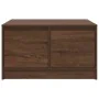 Mesa de centro con cajones roble marrón 70,5x70x40 cm de , Mesas de centro - Ref: Foro24-3328414, Precio: 105,10 €, Descuento: %