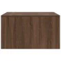 Mesa de centro con cajones roble marrón 70,5x70x40 cm de , Mesas de centro - Ref: Foro24-3328414, Precio: 105,10 €, Descuento: %