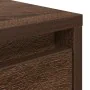 Mesa de centro con cajones roble marrón 70,5x70x40 cm de , Mesas de centro - Ref: Foro24-3328414, Precio: 105,10 €, Descuento: %