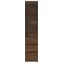 Aparador alto roble marrón 37,5x35x180 cm madera de ingeniería de , Aparadores - Ref: Foro24-861667, Precio: 98,01 €, Descuen...