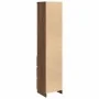 Aparador alto roble marrón 37,5x35x180 cm madera de ingeniería de , Aparadores - Ref: Foro24-861667, Precio: 98,01 €, Descuen...