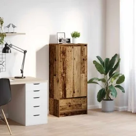 Schrank mit Schublade aus altem Holz 55,5x34x119,5 cm von , Sideboards - Ref: Foro24-861650, Preis: 91,65 €, Rabatt: %