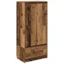 Armario con cajón de madera vieja 55,5x34x119,5 cm de , Aparadores - Ref: Foro24-861650, Precio: 91,65 €, Descuento: %