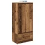 Armario con cajón de madera vieja 55,5x34x119,5 cm de , Aparadores - Ref: Foro24-861650, Precio: 91,65 €, Descuento: %