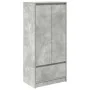 Armario con cajón gris hormigón 55,5x34x119,5 cm de , Aparadores - Ref: Foro24-861646, Precio: 91,65 €, Descuento: %