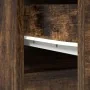 Aparador alto roble ahumado 37,5x35x180 cm madera de ingeniería de , Aparadores - Ref: Foro24-861665, Precio: 93,70 €, Descue...