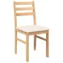 Sillas de comedor con cojines 2 uds madera maciza caucho de , Sillas de comedor - Ref: Foro24-4102419, Precio: 79,10 €, Descu...