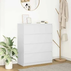 Engineered wood white sideboard 80x35x99 cm by , Sideboards - Ref: Foro24-3328480, Price: 128,77 €, Discount: %