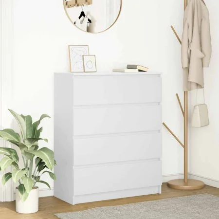 Aparador madera de ingeniería blanco 80x35x99 cm de , Aparadores - Ref: Foro24-3328480, Precio: 128,77 €, Descuento: %