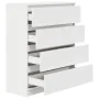 Aparador madera de ingeniería blanco 80x35x99 cm de , Aparadores - Ref: Foro24-3328480, Precio: 128,77 €, Descuento: %