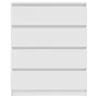 Aparador madera de ingeniería blanco 80x35x99 cm de , Aparadores - Ref: Foro24-3328480, Precio: 128,77 €, Descuento: %