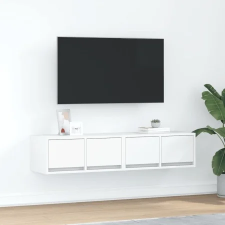 Muebles de TV 2 uds Blanco 60x31x25,5 cm Madera de ingeniería de , Muebles TV - Ref: Foro24-861491, Precio: 82,91 €, Descuent...