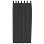 Cortinas de gasa con bolsillos para varillas 2 uds. negro by , Curtains and curtains - Ref: Foro24-4102169, Price: 14,65 €, D...
