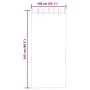 Cortinas de gasa con bolsillos para varillas 2 uds. negro by , Curtains and curtains - Ref: Foro24-4102169, Price: 14,65 €, D...