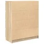 Aparador roble Sonoma 80x35x99 cm madera de ingeniería de , Aparadores - Ref: Foro24-3328482, Precio: 127,06 €, Descuento: %