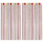Cortinas de tiras 2 uds multicolor 140x250 cm de , Cortinas y visillos - Ref: Foro24-4102038, Precio: 17,75 €, Descuento: %