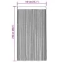 Cortinas de tiras 2 uds multicolor 140x250 cm de , Cortinas y visillos - Ref: Foro24-4102038, Precio: 17,75 €, Descuento: %