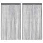 Cortinas de cuerdas 2 uds antracita 140x250 cm de , Cortinas y visillos - Ref: Foro24-4102052, Precio: 19,40 €, Descuento: %
