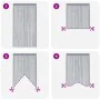 Cortinas de cuerdas 2 uds antracita 140x250 cm de , Cortinas y visillos - Ref: Foro24-4102052, Precio: 19,40 €, Descuento: %