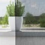 Cortinas de gasa con ojales 2 uds negro 140x140 cm de , Cortinas y visillos - Ref: Foro24-4102059, Precio: 13,23 €, Descuento: %