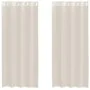 Gaze-Vorhänge mit Ösen, 2 Stück, Creme, 140x225 cm. von , Vorhänge und Gardinen - Ref: Foro24-4102073, Preis: 14,79 €, Rabatt: %