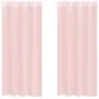 Light pink chiffon curtains with 2 eyelets, 140x245 cm by , Curtains and curtains - Ref: Foro24-4102086, Price: 15,26 €, Disc...