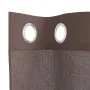 Gauze curtains with eyelets, 2 units, brown, 140x140 cm. by , Curtains and curtains - Ref: Foro24-4102065, Price: 13,46 €, Di...