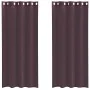 Gauze curtains with eyelets 2 units purple 140x225 cm by , Curtains and curtains - Ref: Foro24-4102103, Price: 14,79 €, Disco...