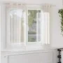 Cortinas de gasa con ojales 2 uds crema 140x140 cm de , Cortinas y visillos - Ref: Foro24-4102071, Precio: 13,30 €, Descuento: %