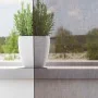Cortinas de gasa con ojales 2 uds marrón 140x225 cm de , Cortinas y visillos - Ref: Foro24-4102067, Precio: 14,79 €, Descuent...