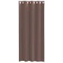 Cortinas de gasa con ojales 2 uds marrón 140x225 cm de , Cortinas y visillos - Ref: Foro24-4102067, Precio: 14,79 €, Descuent...