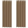 Light brown chiffon curtains with eyelets, 2 units by , Curtains and curtains - Ref: Foro24-4102129, Price: 15,29 €, Discount: %