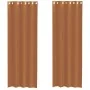 Gauze curtains with eyelets 2 units terracotta by , Curtains and curtains - Ref: Foro24-4102141, Price: 15,55 €, Discount: %