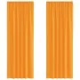 Chiffon curtains with 2 orange tab tops, 140x260 cm by , Curtains and curtains - Ref: Foro24-4102285, Price: 15,26 €, Discoun...
