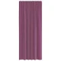 Cortinas de gasa con trabillas 2 uds morado 140x225 cm de , Cortinas y visillos - Ref: Foro24-4102293, Precio: 14,59 €, Descu...