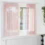 Cortinas de gasa con trabillas 2 uds rosa 140x175 cm de , Cortinas y visillos - Ref: Foro24-4102287, Precio: 13,65 €, Descuen...