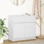 Aparador con cajón blanco 80x34x76 cm madera de ingeniería de , Aparadores - Ref: Foro24-861535, Precio: 88,16 €, Descuento: %
