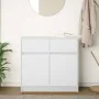 Aparador con cajón blanco 80x34x76 cm madera de ingeniería de , Aparadores - Ref: Foro24-861535, Precio: 88,16 €, Descuento: %