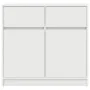 Aparador con cajón blanco 80x34x76 cm madera de ingeniería de , Aparadores - Ref: Foro24-861535, Precio: 88,16 €, Descuento: %