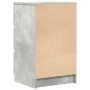 Mesilla de noche con 3 cajones gris hormigón 39x35x65 cm de , Mesitas de noche - Ref: Foro24-861343, Precio: 60,57 €, Descuen...